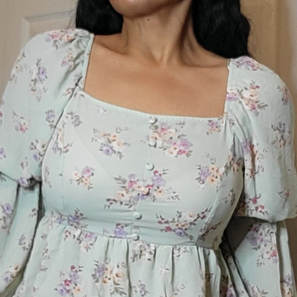 Blu Pepper Peasant Blouse